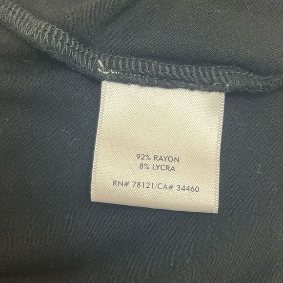 Eileen Fisher Womens Scoop Neck Stretch Rayon Jersey Tank Top Black Size Small - Picture 5 of 16